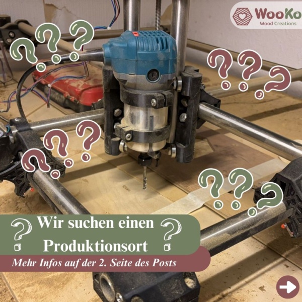 Wir suchen nach einen Produktionsraum