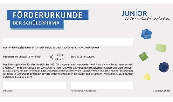 Förderscheine jetzt auch online!